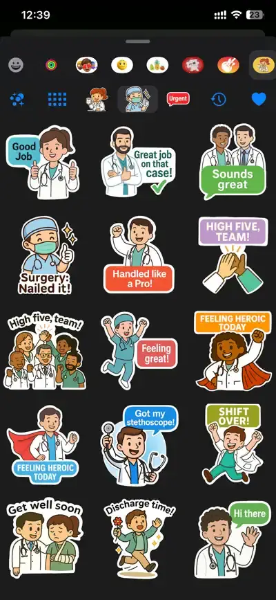 Doctor Stickers - DocTalk — screenshot 2