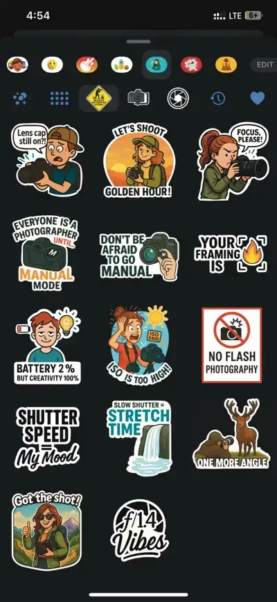 Photography Stickers - Fluntro — screenshot 3